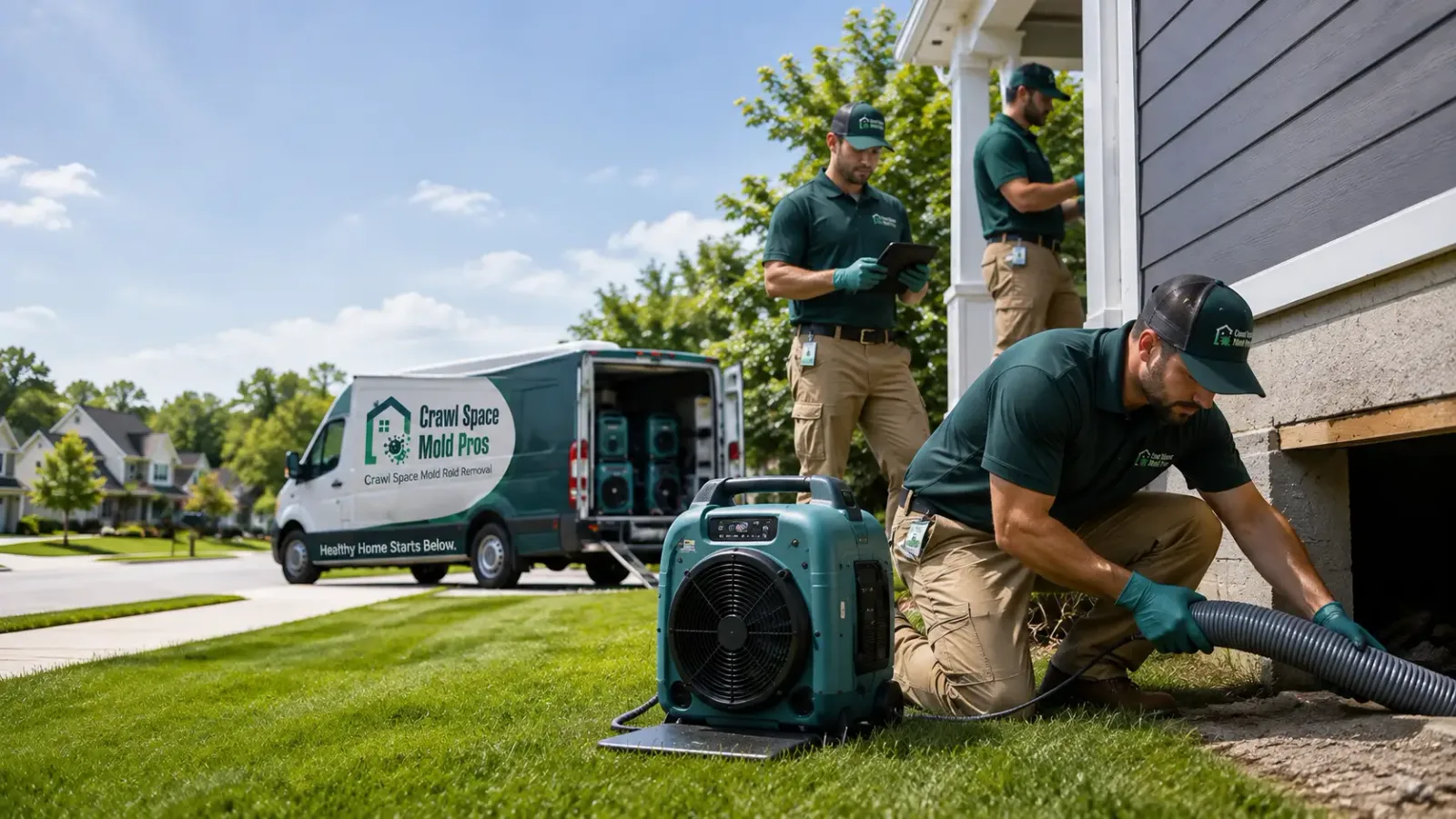 Crawl Space Mold Removal in Brave, PA